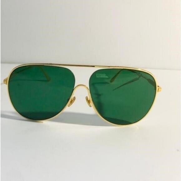 New  - Tom Ford Alec Sunglasses Pilot Sunglasses Deep Gold FT0824 Sunglasses - Picture 1 of 10